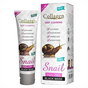 Очищувальна маска-плівка для обличчя з колагеном та муцином равлика Collagen Snail 125g